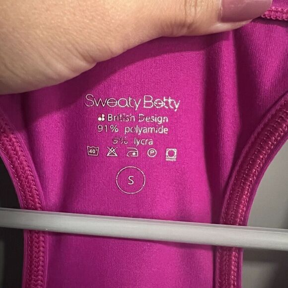 Sweaty Betty Womens Racerback Athletic Sleeveless Tank Top Purple Size Small - Picture 4 of 4